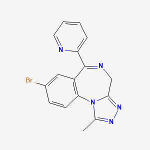 molecular formula C16H12BrN5 B6416683 Pyrazolam CAS No. 39243-02-2