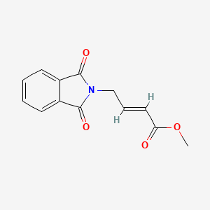 molecular formula C13H11NO4 B6416693 methyl (2E)-4-(1,3-dioxo-1,3-dihydro-2H-isoindol-2-yl)but-2-enoate CAS No. 54238-27-6