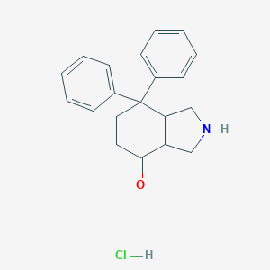 molecular formula C20H22ClNO B064169 7,7-Diphenylhexahydro-1H-isoindol-4(2H)-one hydrochloride CAS No. 169104-86-3