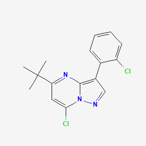 5-tert-butyl-7-chloro-3-(2-chlorophenyl)pyrazolo[1,5-a]pyrimidine