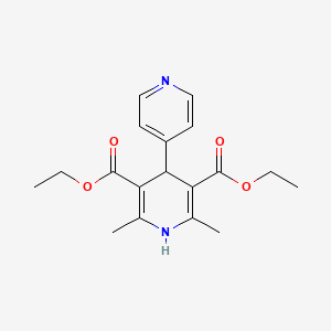 B6418730 3,5-diethyl 2,6-dimethyl-1,4-dihydro-[4,4'-bipyridine]-3,5-dicarboxylate CAS No. 21197-70-6