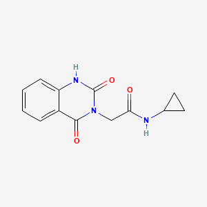 N-cyclopropyl-2-(2,4-dioxo-1,2,3,4-tetrahydroquinazolin-3-yl)acetamide