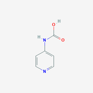 molecular formula C6H6N2O2 B064195 Pyridin-4-ylcarbamic acid CAS No. 170831-26-2