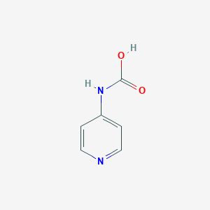 molecular formula C6H6N2O2 B064195 Carbamic acid, 4-pyridinyl-(9CI) CAS No. 170831-26-2