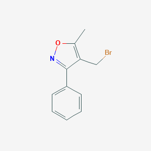 4-(Bromomethyl)-5-methyl-3-phenylisoxazole