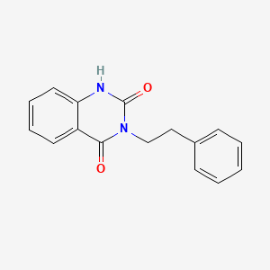 molecular formula C16H14N2O2 B6419838 3-(2-phenylethyl)quinazoline-2,4(1H,3H)-dione CAS No. 4059-71-6