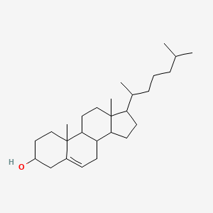 molecular formula C27H46O B6420115 2,15-dimethyl-14-(6-methylheptan-2-yl)tetracyclo[8.7.0.0^{2,7}.0^{11,15}]heptadec-7-en-5-ol CAS No. 765935-41-9