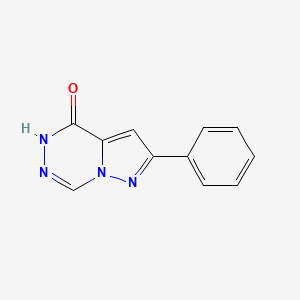 2-phenyl-4H,5H-pyrazolo[1,5-d][1,2,4]triazin-4-one