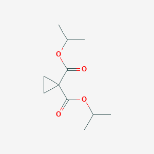 molecular formula C11H18O4 B064202 Dipropan-2-yl cyclopropane-1,1-dicarboxylate CAS No. 162654-65-1