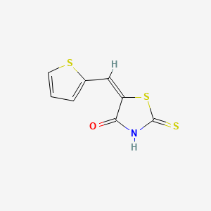 (5E)-2-sulfanylidene-5-[(thiophen-2-yl)methylidene]-1,3-thiazolidin-4-one
