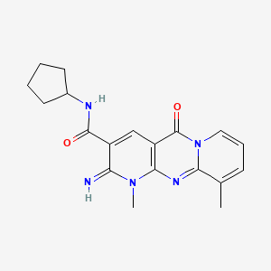 molecular formula C19H21N5O2 B6420466 Agn-PC-0K6edo CAS No. 4855-47-4