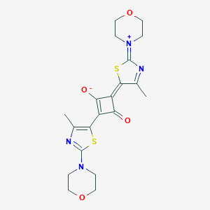 (4E)-4-(4-methyl-2-morpholin-4-ium-4-ylidene-1,3-thiazol-5-ylidene)-2-(4-methyl-2-morpholin-4-yl-1,3-thiazol-5-yl)-3-oxocyclobuten-1-olate