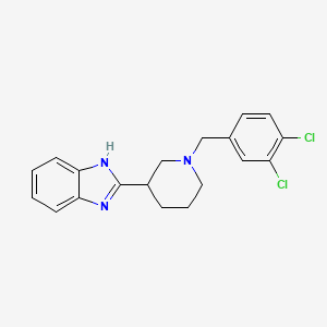2-{1-[(3,4-dichlorophenyl)methyl]piperidin-3-yl}-1H-1,3-benzodiazole