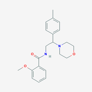 2-methoxy-N-[2-(4-methylphenyl)-2-(morpholin-4-yl)ethyl]benzamide