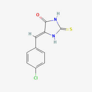 (5Z)-5-[(4-chlorophenyl)methylidene]-2-sulfanylideneimidazolidin-4-one