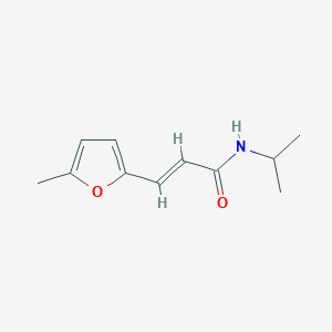 molecular formula C11H15NO2 B6422408 N-isopropyl-3-(5-methyl-furan-2-yl)-acrylamide CAS No. 39965-09-8