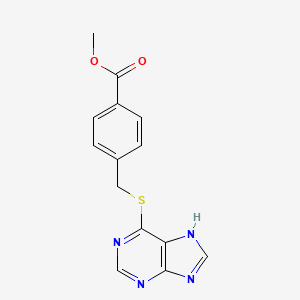B6422948 methyl 4-[(7H-purin-6-ylsulfanyl)methyl]benzoate CAS No. 924825-41-2