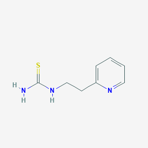 molecular formula C8H11N3S B064230 [2-(Pyridin-2-yl)ethyl]thiourea CAS No. 180403-26-3
