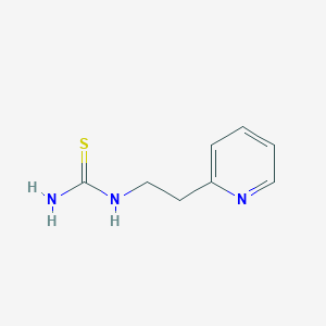 molecular formula C8H11N3S B064230 1-(2-(Pyridin-2-yl)ethyl)thiourea CAS No. 180403-26-3