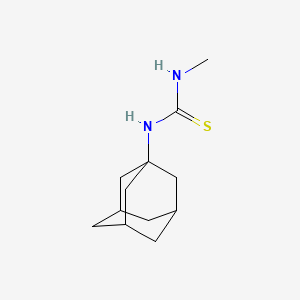 molecular formula C12H20N2S B6423158 Thiourea, N-methyl-N'-tricyclo[3.3.1.13,7]dec-1-yl- CAS No. 25444-83-1