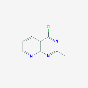 molecular formula C8H6ClN3 B064233 4-Chloro-2-methylpyrido[2,3-d]pyrimidine CAS No. 161874-92-6