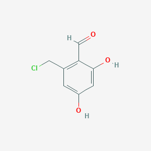 molecular formula C8H7ClO3 B6425181 2-(chloromethyl)-4,6-dihydroxybenzaldehyde CAS No. 378749-91-8