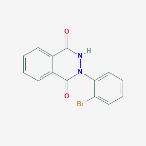 molecular formula C14H9BrN2O2 B064257 2-(2-Bromophenyl)-2,3-dihydro-1,4-phthalazinedione CAS No. 184474-91-7