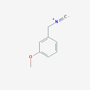 molecular formula C9H9NO B064258 3-甲氧基苄基异氰化物 CAS No. 177762-74-2