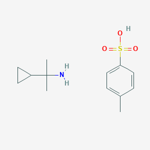 molecular formula C13H21NO3S B064261 2-Cyclopropyl-2-propylamine p-toluenesulfonate salt CAS No. 172947-14-7
