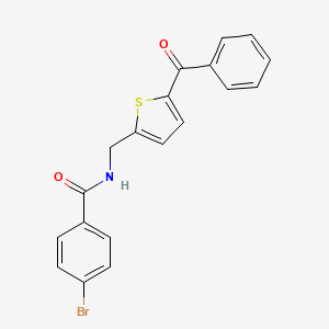B6429195 N-[(5-benzoylthiophen-2-yl)methyl]-4-bromobenzamide CAS No. 1705181-25-4