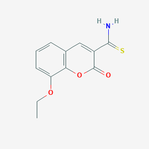 B6429444 8-ethoxy-2-oxo-2H-chromene-3-carbothioamide CAS No. 71796-78-6
