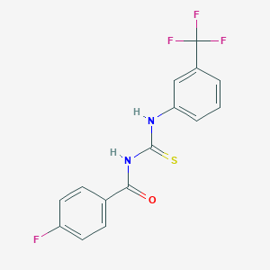1-(4-fluorobenzoyl)-3-[3-(trifluoromethyl)phenyl]thiourea