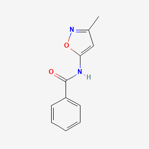 molecular formula C11H10N2O2 B6429754 N-(3-methylisoxazol-5-yl)benzamide CAS No. 66301-99-3