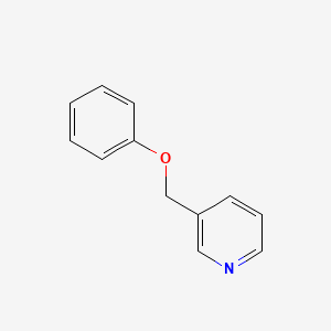 molecular formula C12H11NO B6429780 3-(phenoxymethyl)pyridine CAS No. 69966-49-0