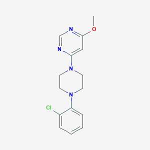 4-[4-(2-chlorophenyl)piperazin-1-yl]-6-methoxypyrimidine