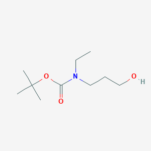 molecular formula C10H21NO3 B064299 叔丁基乙基3-羟基丙基氨基甲酸酯 CAS No. 182951-96-8