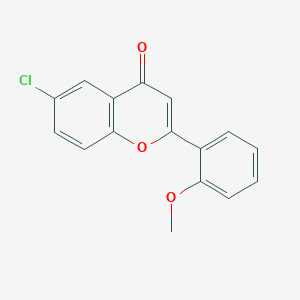 molecular formula C16H11ClO3 B6431383 6-Chloro-2-(2-methoxyphenyl)chromen-4-one CAS No. 57048-96-1