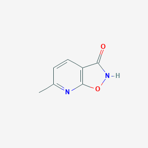 molecular formula C7H6N2O2 B064315 6-Methylisoxazolo[5,4-b]pyridin-3-ol CAS No. 178748-11-3