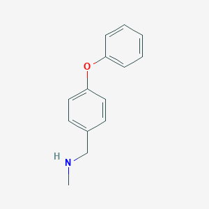 molecular formula C14H15NO B064334 N-Methyl-4-phenoxybenzylamine CAS No. 169943-40-2