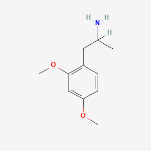 molecular formula C11H17NO2 B6434301 2,4-Dimethoxyamphetamine CAS No. 23690-13-3