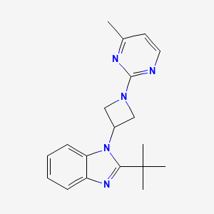 2-tert-butyl-1-[1-(4-methylpyrimidin-2-yl)azetidin-3-yl]-1H-1,3-benzodiazole