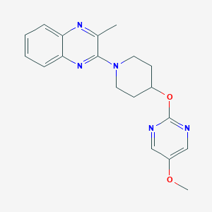 2-{4-[(5-methoxypyrimidin-2-yl)oxy]piperidin-1-yl}-3-methylquinoxaline