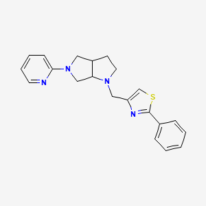 2-{1-[(2-phenyl-1,3-thiazol-4-yl)methyl]-octahydropyrrolo[2,3-c]pyrrol-5-yl}pyridine
