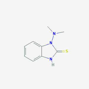 molecular formula C9H11N3S B064369 3-(Dimethylamino)-1H-benzimidazole-2-thione CAS No. 176102-07-1