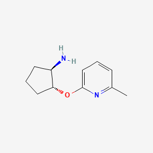 molecular formula C11H16N2O B6437029 (1R,2R)-2-[(6-methylpyridin-2-yl)oxy]cyclopentan-1-amine CAS No. 2277263-64-4
