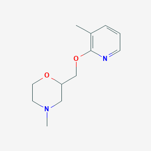 4-methyl-2-{[(3-methylpyridin-2-yl)oxy]methyl}morpholine