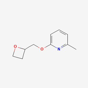 2-methyl-6-[(oxetan-2-yl)methoxy]pyridine