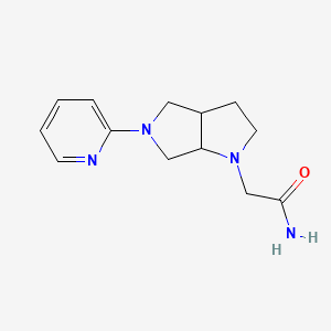 2-[5-(pyridin-2-yl)-octahydropyrrolo[2,3-c]pyrrol-1-yl]acetamide