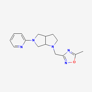 2-{1-[(5-methyl-1,2,4-oxadiazol-3-yl)methyl]-octahydropyrrolo[2,3-c]pyrrol-5-yl}pyridine