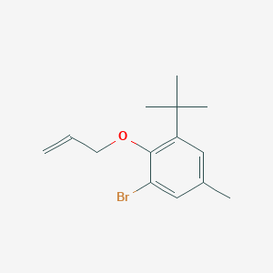 1-Bromo-3-tert-butyl-5-methyl-2-[(prop-2-en-1-yl)oxy]benzene